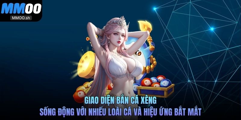 Giao diện bắn cá xèng sống động với nhiều loài cá và hiệu ứng bắt mắt